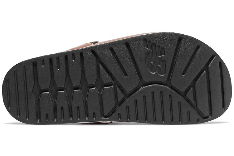 Шлепанцы женские New Balance SWF202CB, gold black, 36.5 EU