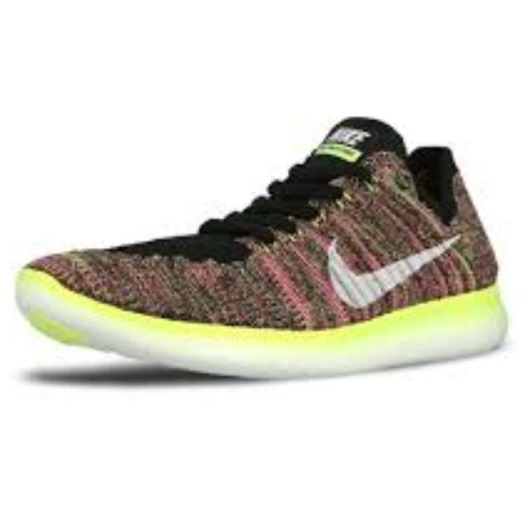 Кроссовки мужские Nike Free Run Flyknit Unlimited желтые, 45 EU