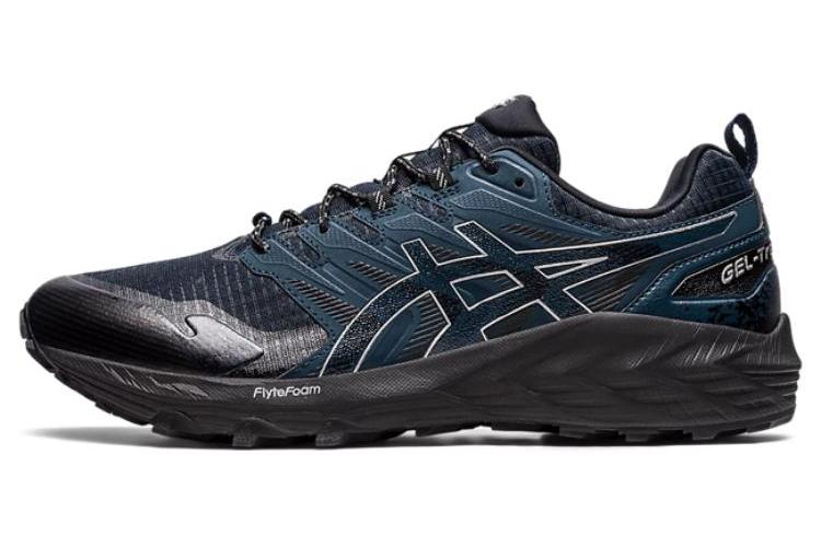 Кроссовки унисекс ASICS Gel Trabuco Terra SPS синие, черные, 41.5 EU