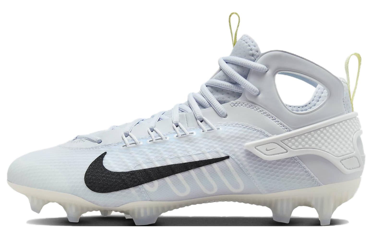 Кроссовки унисекс Nike Huarache 9 Elite Mid Lax SE серые, 44.5 EU