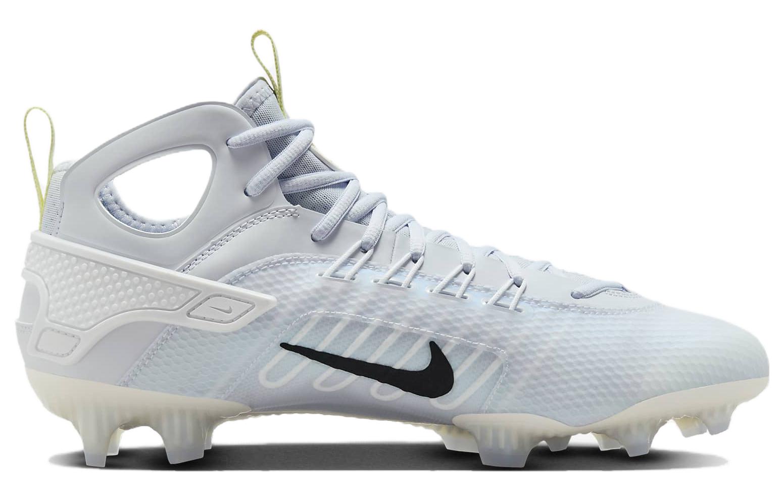 Кроссовки унисекс Nike Huarache 9 Elite Mid Lax SE серые, 44.5 EU