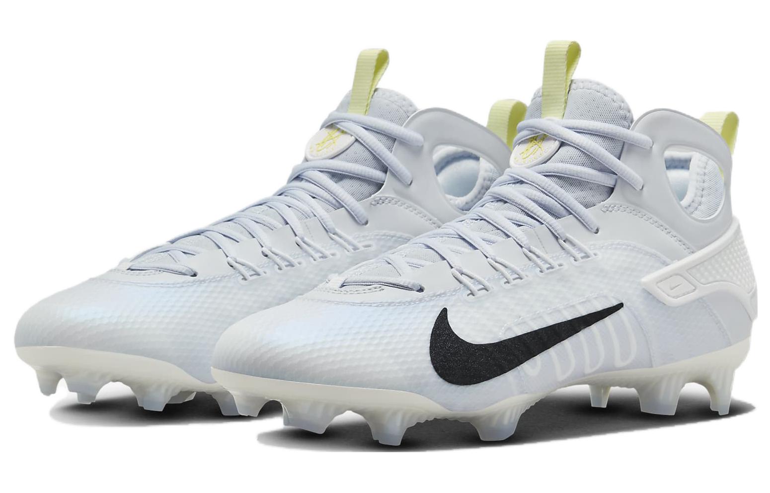 Кроссовки унисекс Nike Huarache 9 Elite Mid Lax SE серые, 44.5 EU