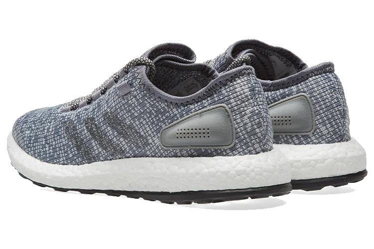Кроссовки унисекс Adidas Pure Boost 2017 серо-белые, 40 2/3 EU
