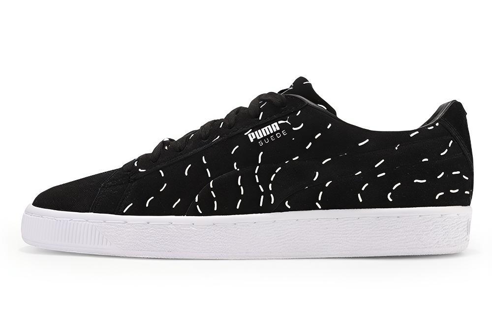 Кроссовки унисекс PUMA Suede Shantell Martin черные-белые, 36 EU