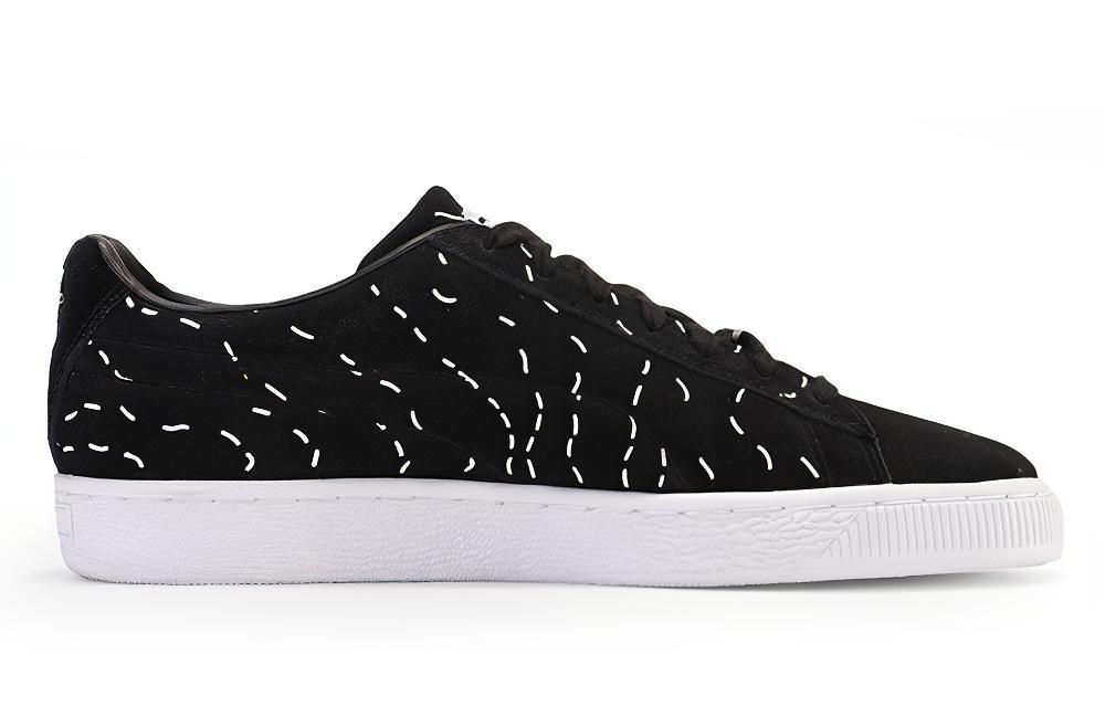 Кроссовки унисекс PUMA Suede Shantell Martin черные-белые, 36 EU