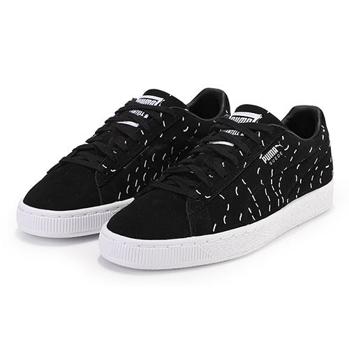 Кроссовки унисекс PUMA Suede Shantell Martin черные-белые, 36 EU