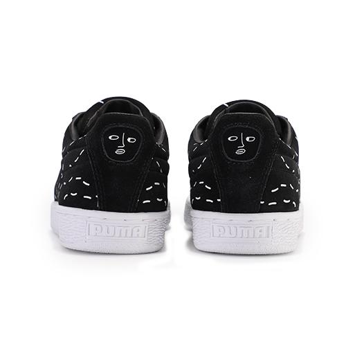 Кроссовки унисекс PUMA Suede Shantell Martin черные-белые, 36 EU