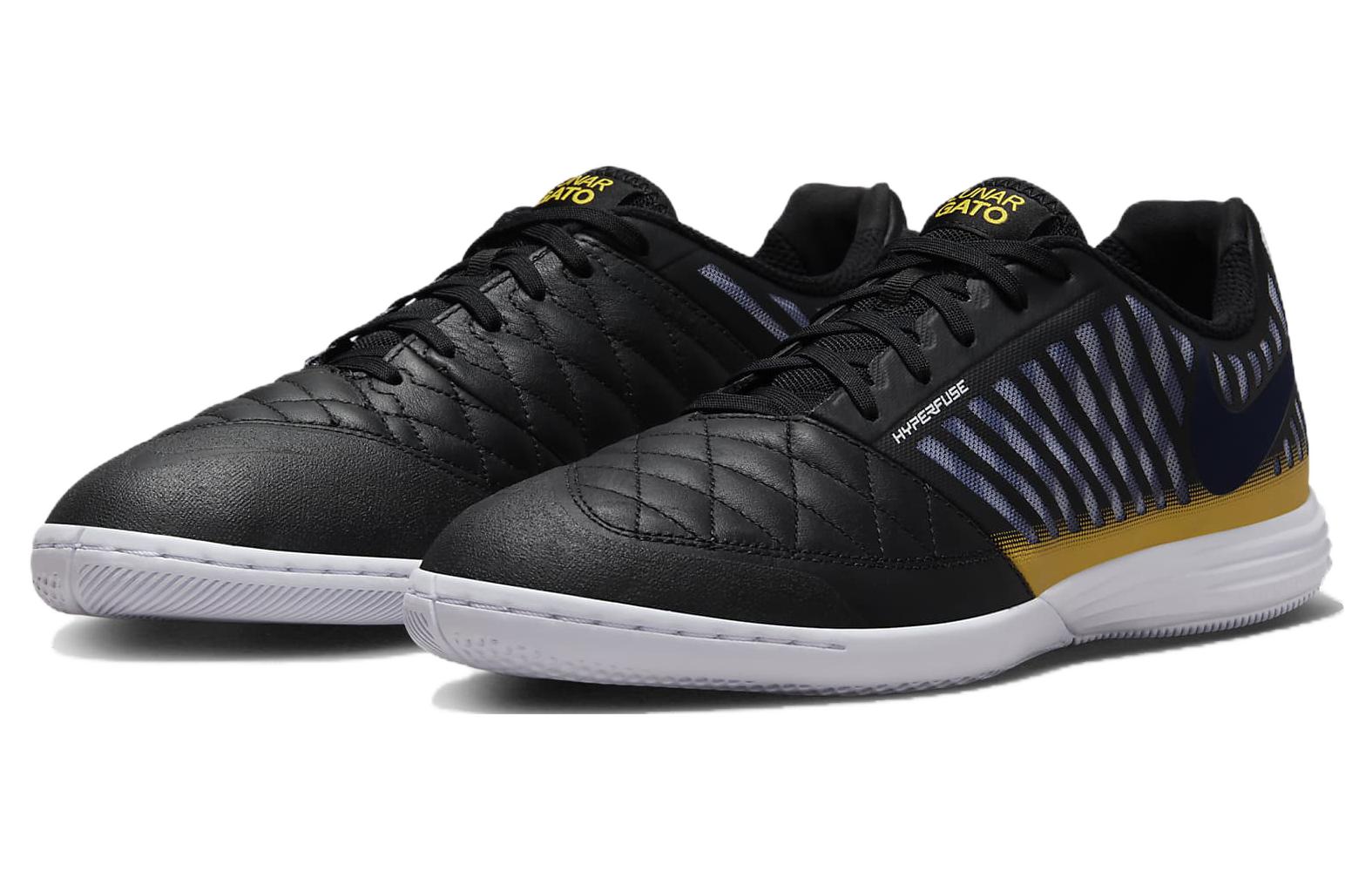 Бутсы мужские Nike Lunar Gato 2 IC черные, 42 EU