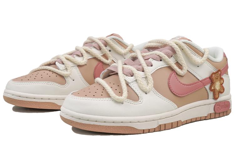 Кеды женские Nike Dunk Low RISK розово-коричневые, 38 EU