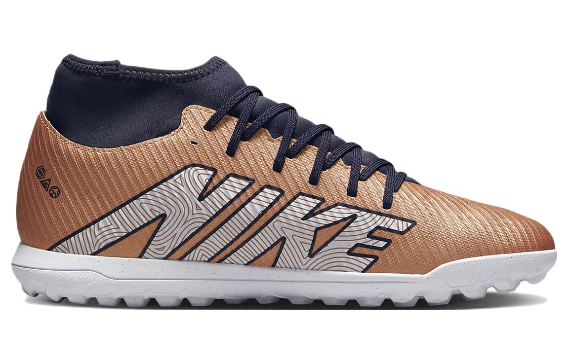 Бутсы мужские Nike Mercurial Superfly 9 Club Tf золотые, белые, черные, 45 EU