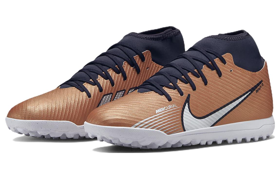 Бутсы мужские Nike Mercurial Superfly 9 Club Tf золотые, белые, черные, 45 EU