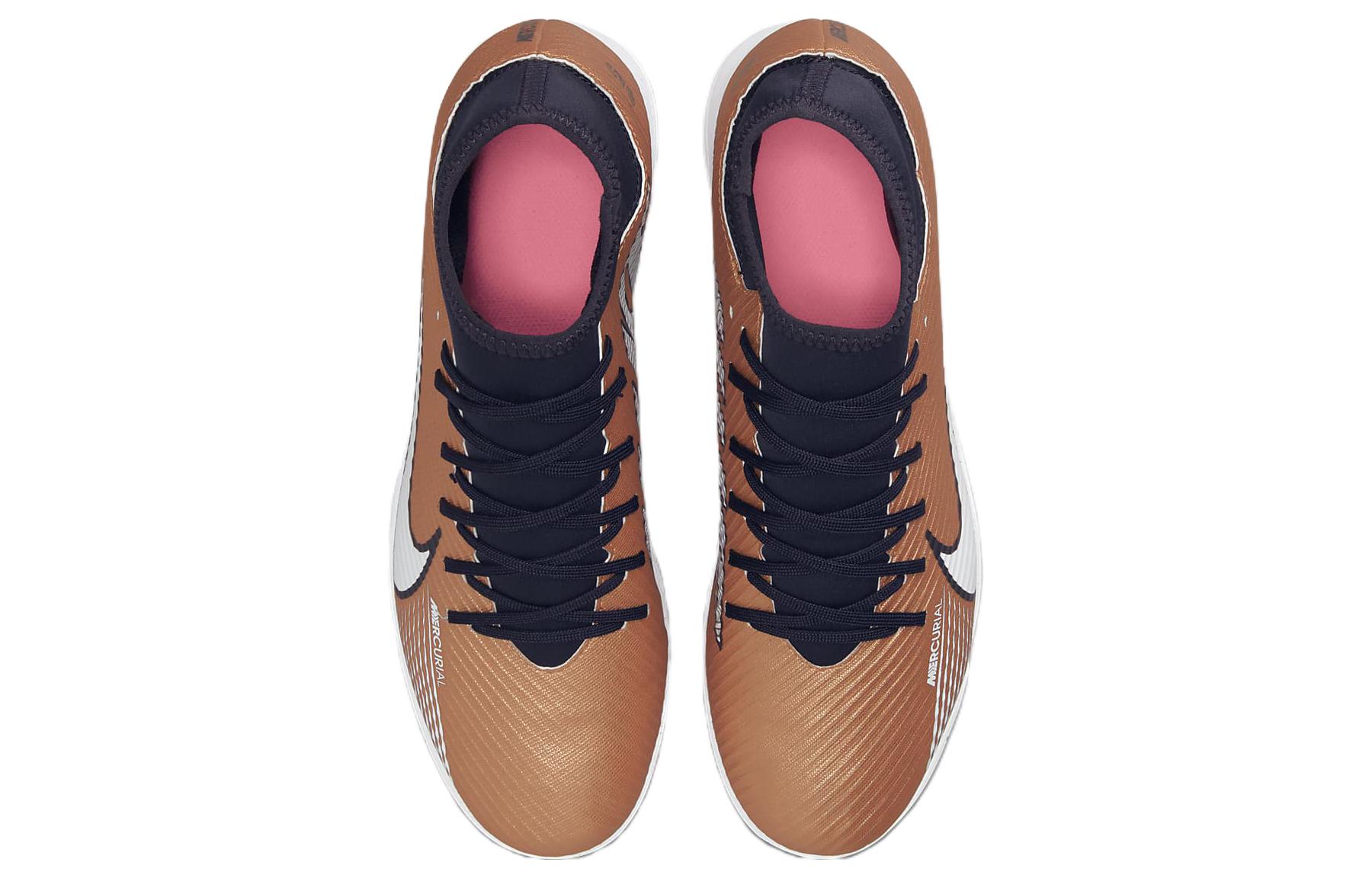 Бутсы мужские Nike Mercurial Superfly 9 Club Tf золотые, белые, черные, 45 EU