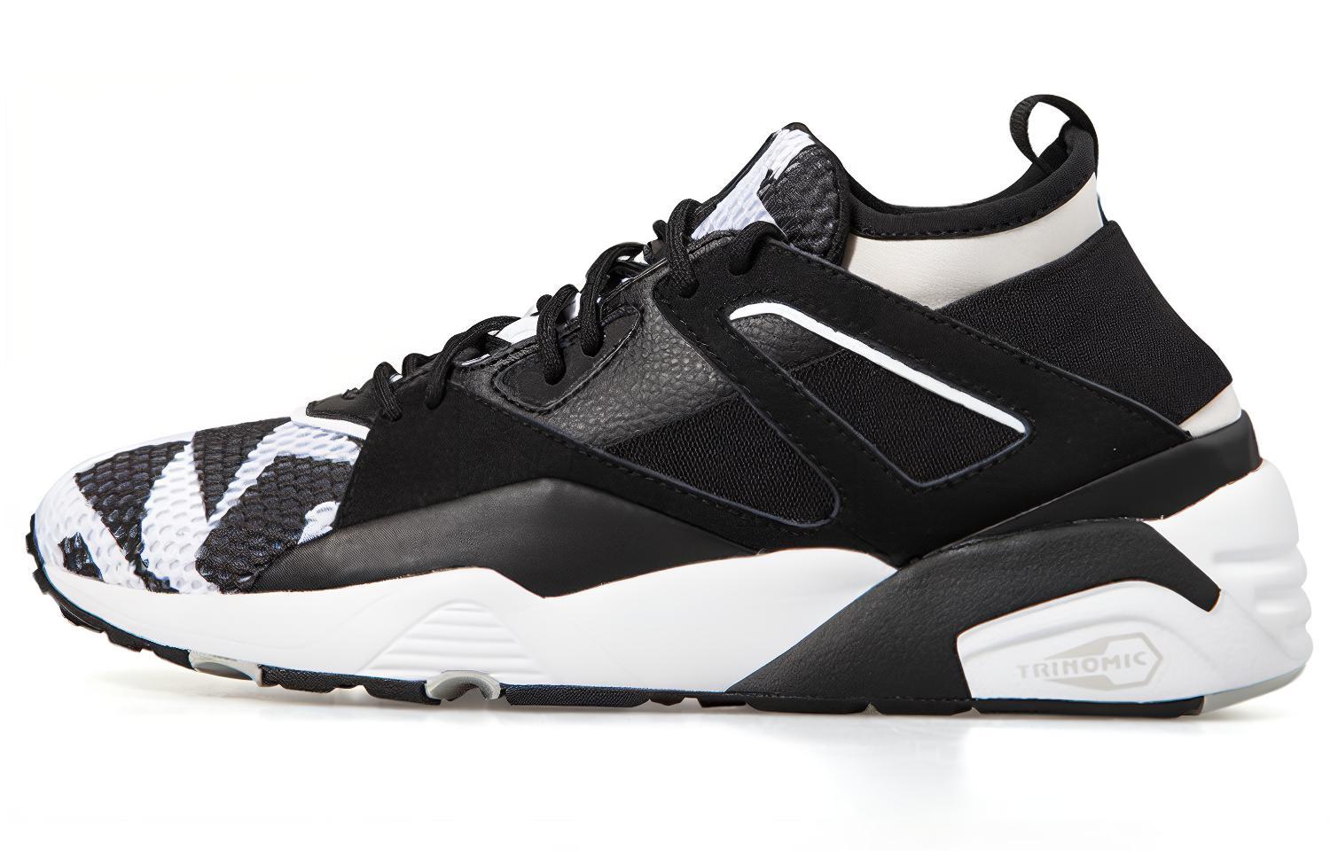 Беговые кроссовки унисекс PUMA B.O.G Sock черные-белые