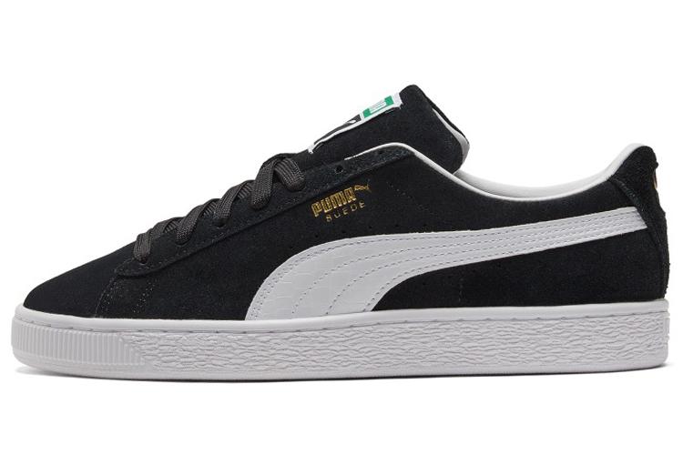 Кроссовки PUMA Suede Croc черно-белые, 38 EU