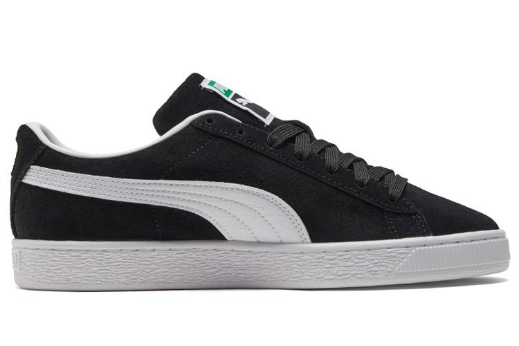 Кроссовки PUMA Suede Croc черно-белые, 38 EU