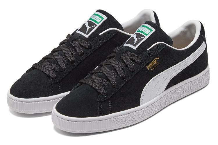 Кроссовки PUMA Suede Croc черно-белые, 38 EU
