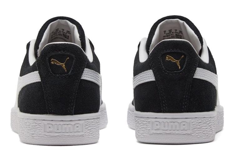 Кроссовки PUMA Suede Croc черно-белые, 38 EU