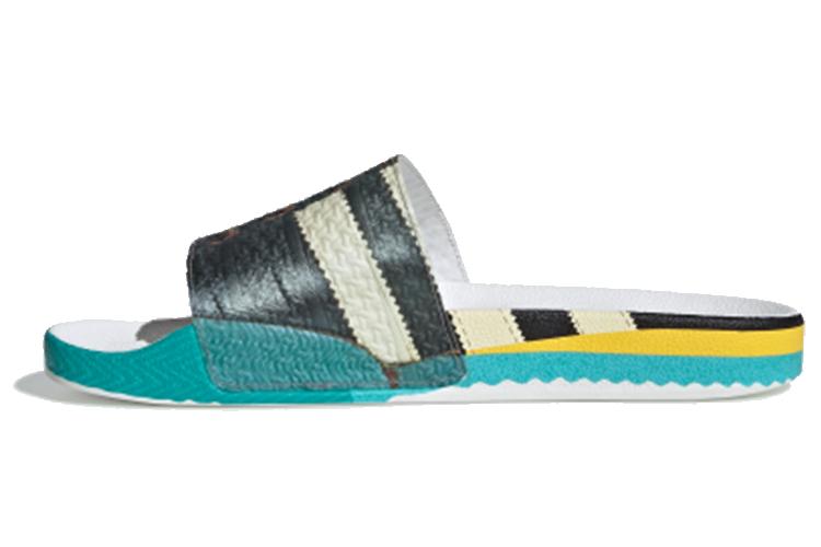Шлепанцы унисекс Adidas Raf Simons X Samba, turquoise-black, 39 EU