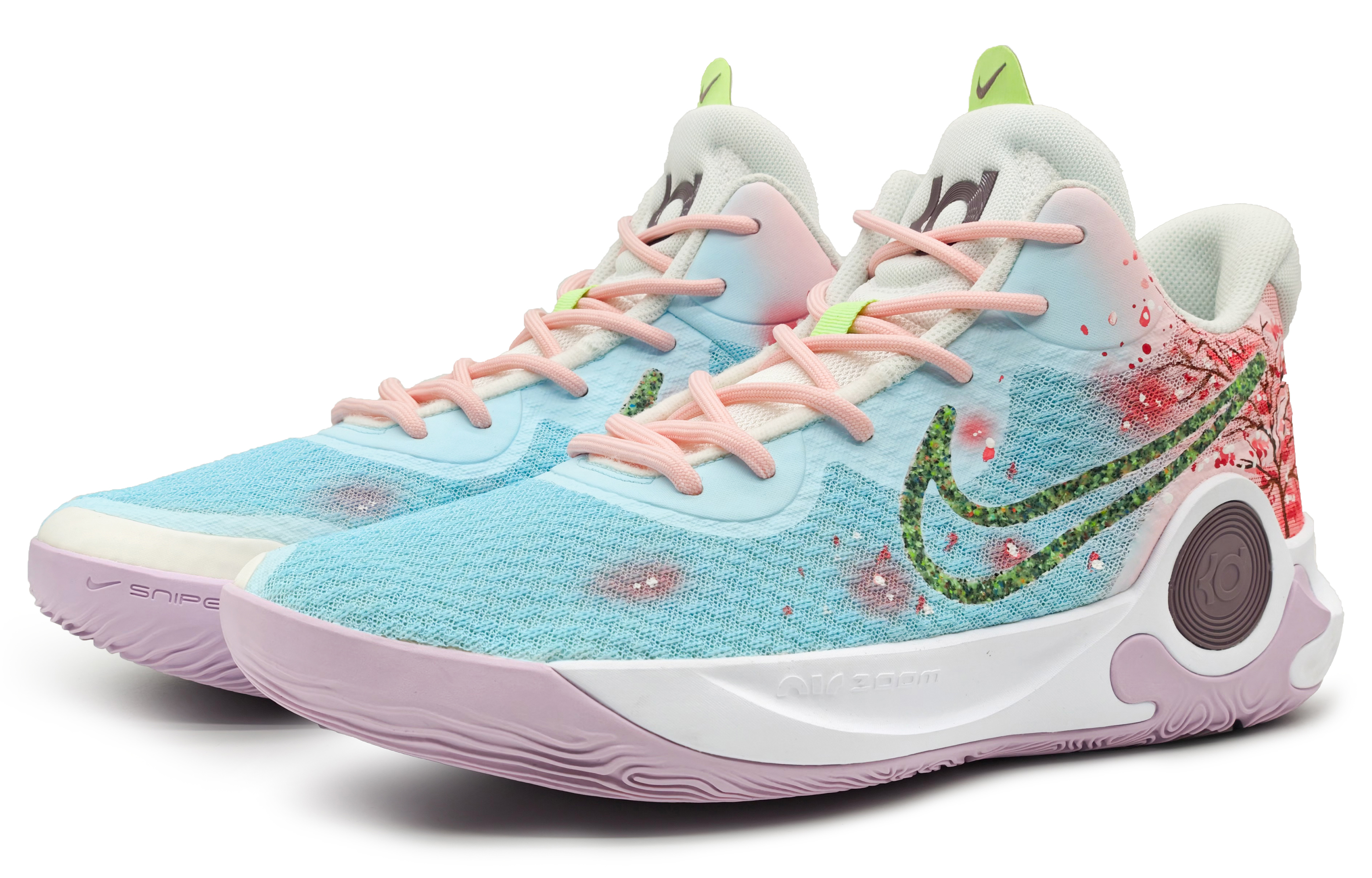 Кроссовки унисекс Nike Trey 5 Mid-Top, blue red gradient, 40 EU