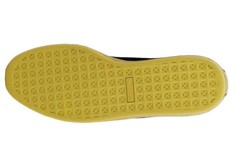 Кроссовки мужские PUMA Suede Classic Metallic черные/золотые, 36 EU