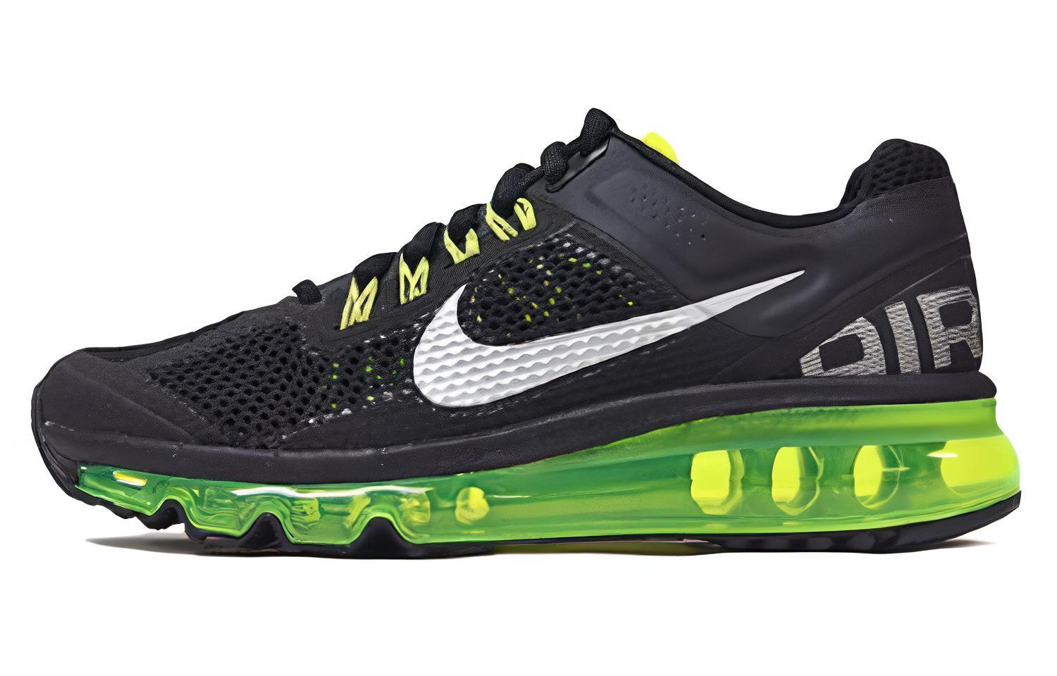 Кроссовки мужские Nike Air Max 2013 GS черные, 38.5 EU