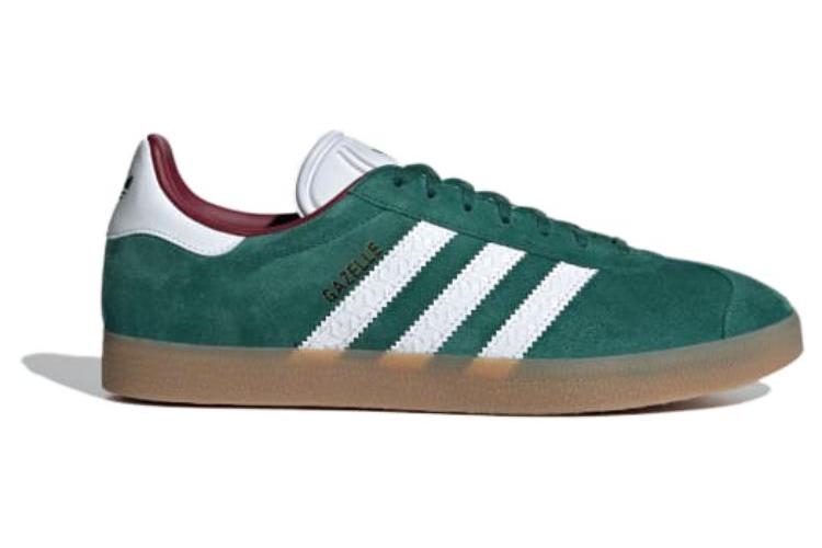 Велотуфли мужские Adidas Gazelle Collegiate белые, зеленые, 44 EU