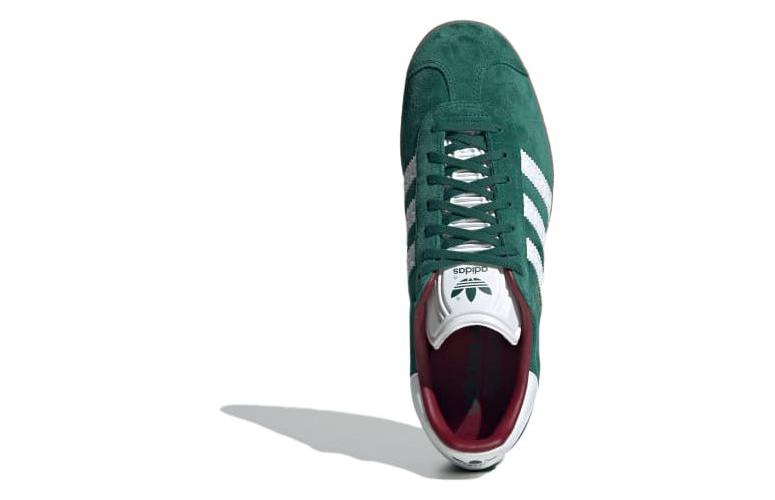 Велотуфли мужские Adidas Gazelle Collegiate белые, зеленые, 44 EU
