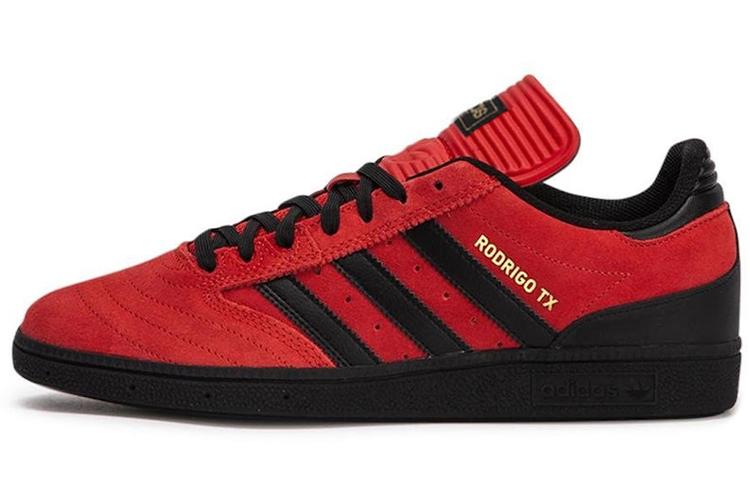 Кроссовки мужские Adidas Busenitz Rodrigo TX, красные-черные, 42 EU