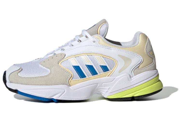 Кроссовки женские Adidas Originals Falcon 2000 белые, коричневые, синие