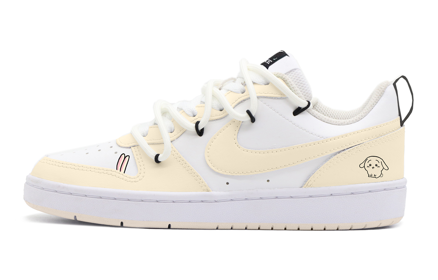 Кеды женские Nike Court Borough Screaming Rabbit Low-Top желтые, 36 EU