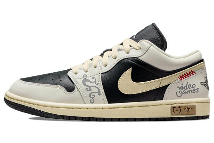 Кеды женские Jordan Air Jordan 1 Low Vintage экрю/черный