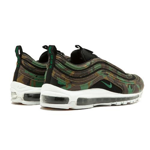 Кроссовки унисекс Nike Air Max 97 Country Camo, зеленые-коричневые, 41 EU