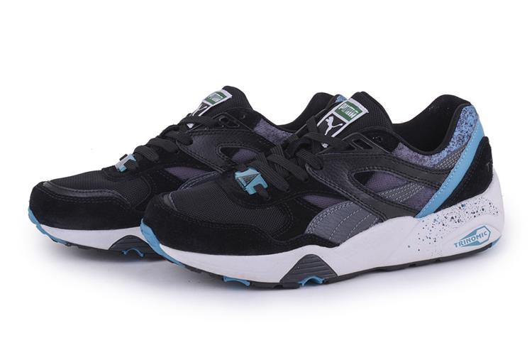 Кроссовки унисекс PUMA Trinomic R698 черные/белые, 40 EU