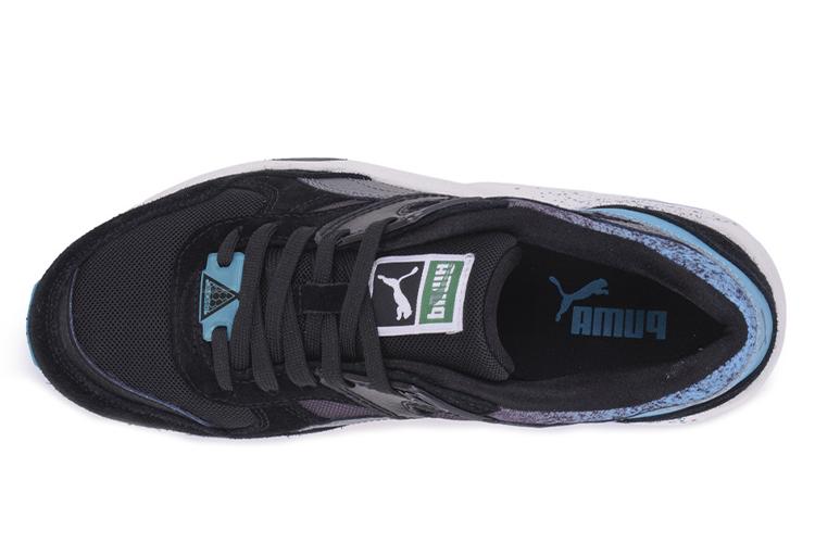 Кроссовки унисекс PUMA Trinomic R698 черные/белые, 40 EU