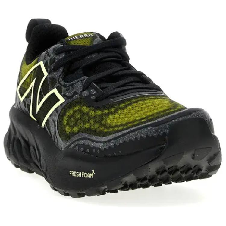 Кроссовки мужские New Balance Fresh Foam X Hierro V8 черные, зеленые, 44 EU
