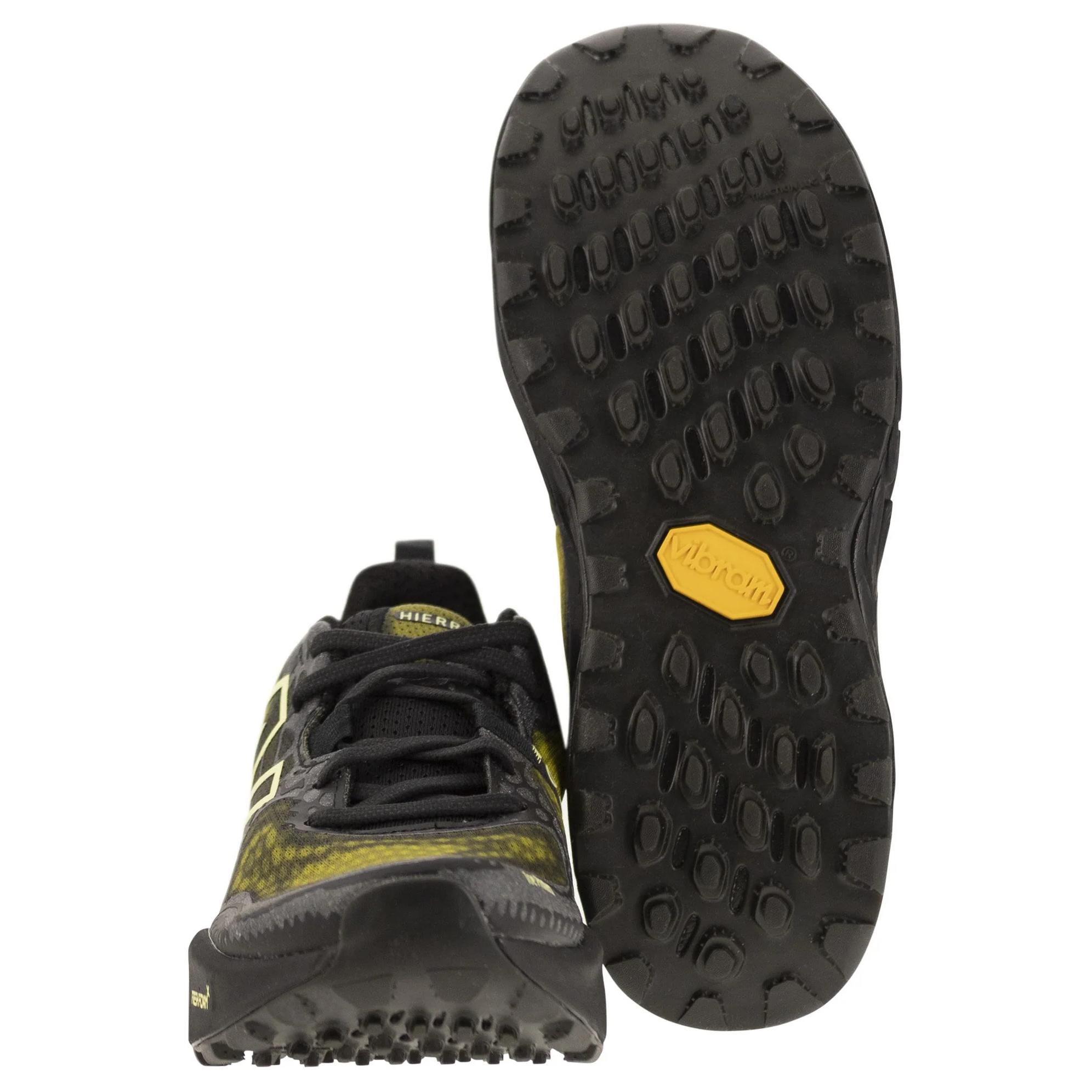 Кроссовки мужские New Balance Fresh Foam X Hierro V8 черные, зеленые, 44 EU