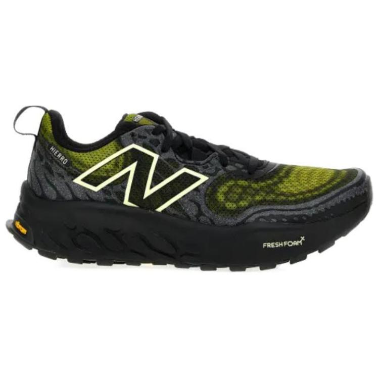Кроссовки мужские New Balance Fresh Foam X Hierro V8 черные, зеленые, 44 EU