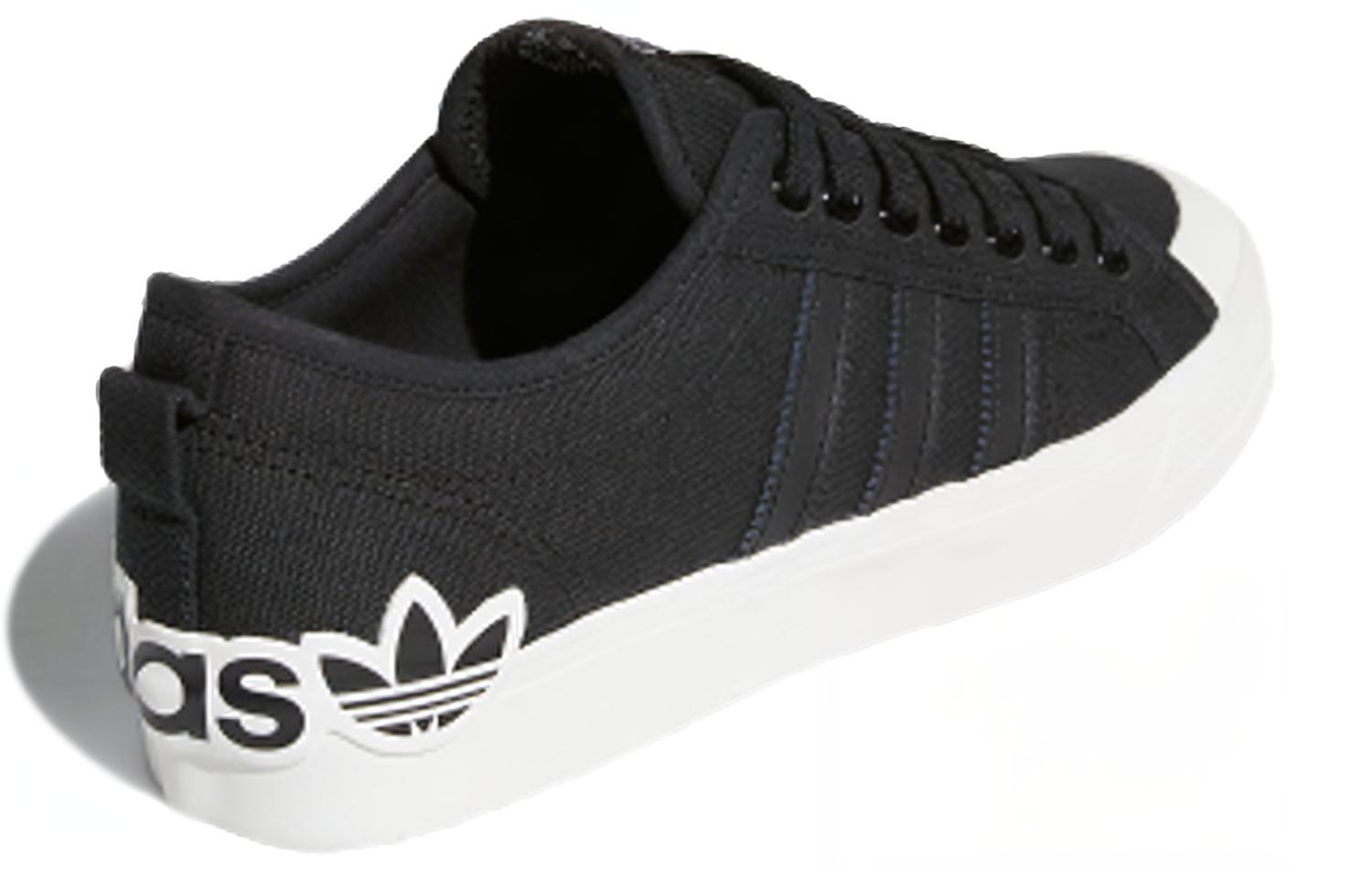 Кроссовки Adidas Nizza Oversize Heel Logo черные, 36 EU