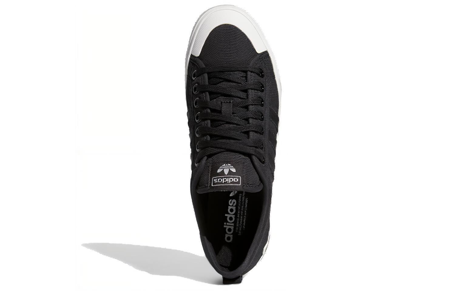 Кроссовки Adidas Nizza Oversize Heel Logo черные, 36 EU