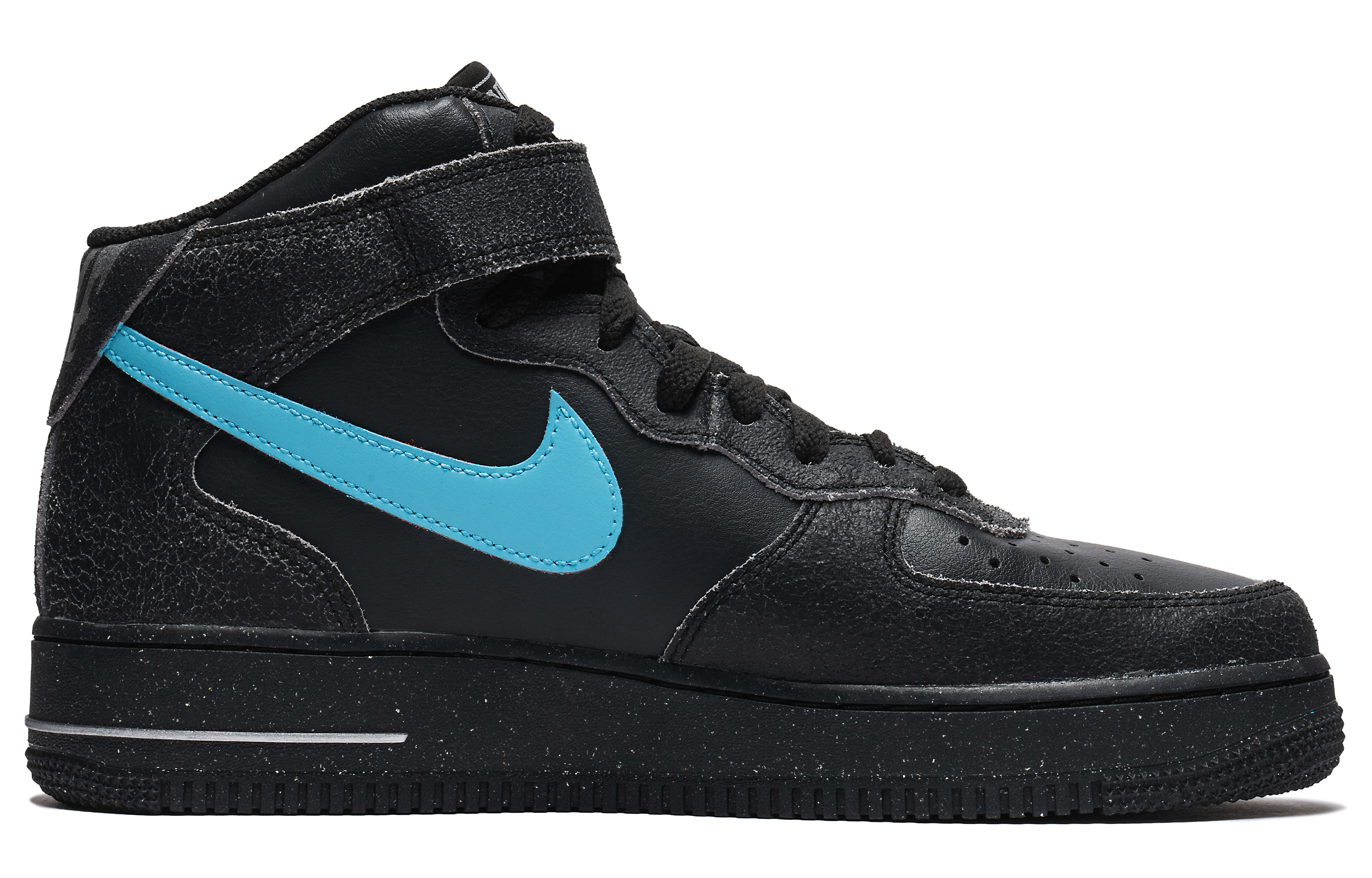 Кеды мужские Nike Air Force 1 Mid-Top чёрные, 42 EU