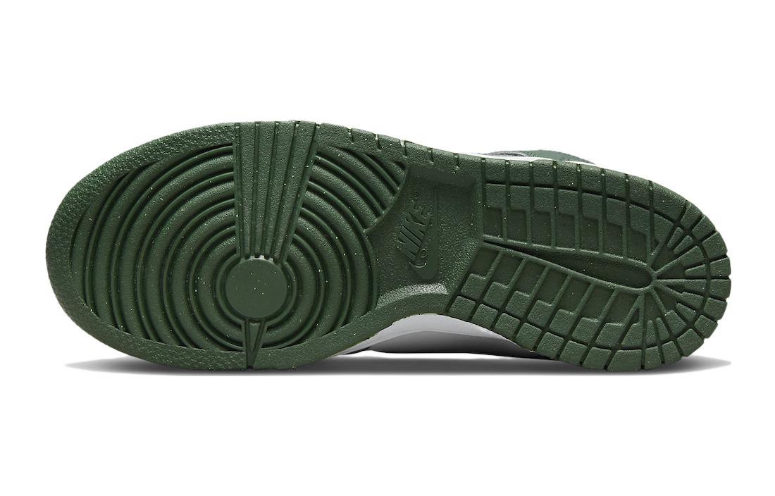 Кеды женские Nike Dunk High Australia GS, зеленые-белые, 36.5 EU