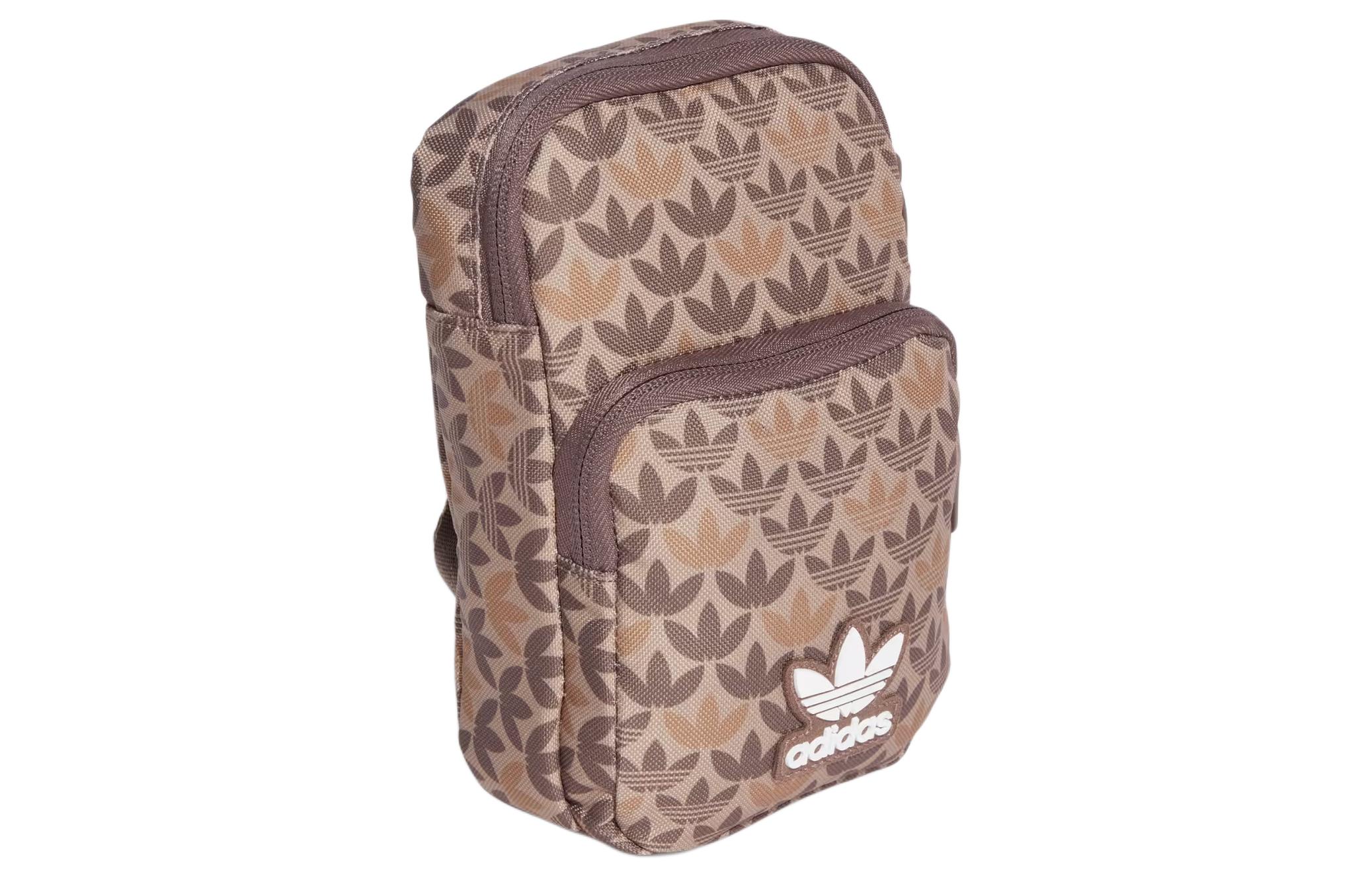 Сумка женская Adidas Monogram Festival Bag коричневая