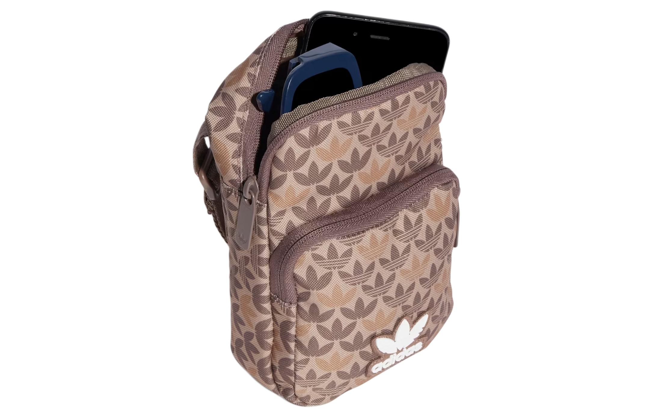 Сумка женская Adidas Monogram Festival Bag коричневая