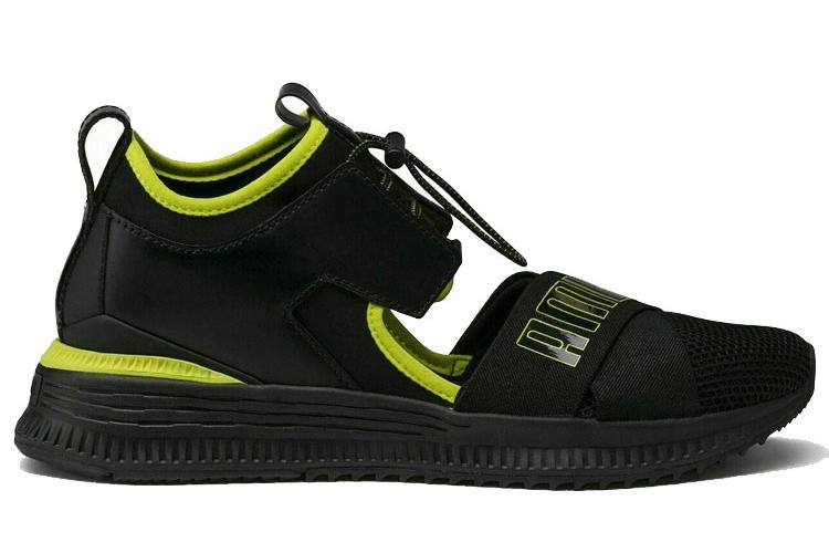 Кроссовки женские PUMA Avid Rihanna Fenty черные limepunch, 36 EU