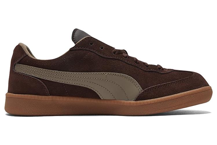 Кроссовки унисекс PUMA Liga Suede Low шоколадные, 41 EU