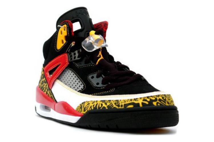 Кроссовки мужские Jordan Spizike Kings County черные-оранжевые, 42.5 EU