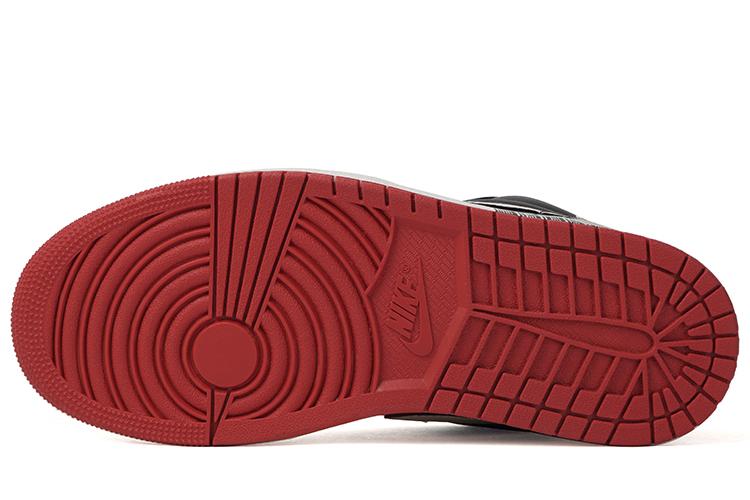 Кроссовки мужские Jordan Air Jordan 1 Low черные, красные, 43 EU