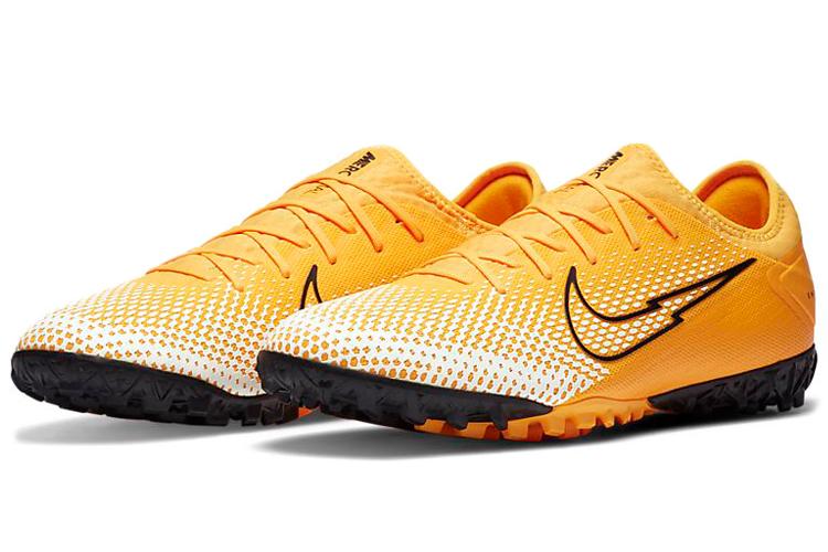 Бутсы мужские Nike Vapor 13 Pro TF Turf чёрно-жёлтые, 45 EU