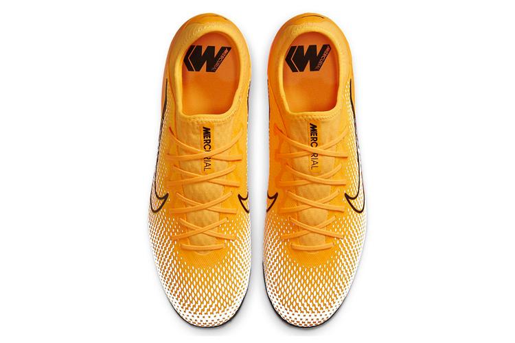 Бутсы мужские Nike Vapor 13 Pro TF Turf чёрно-жёлтые, 45 EU