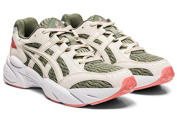Кроссовки женские ASICS Gel BND белые, зеленые, 39.5 EU